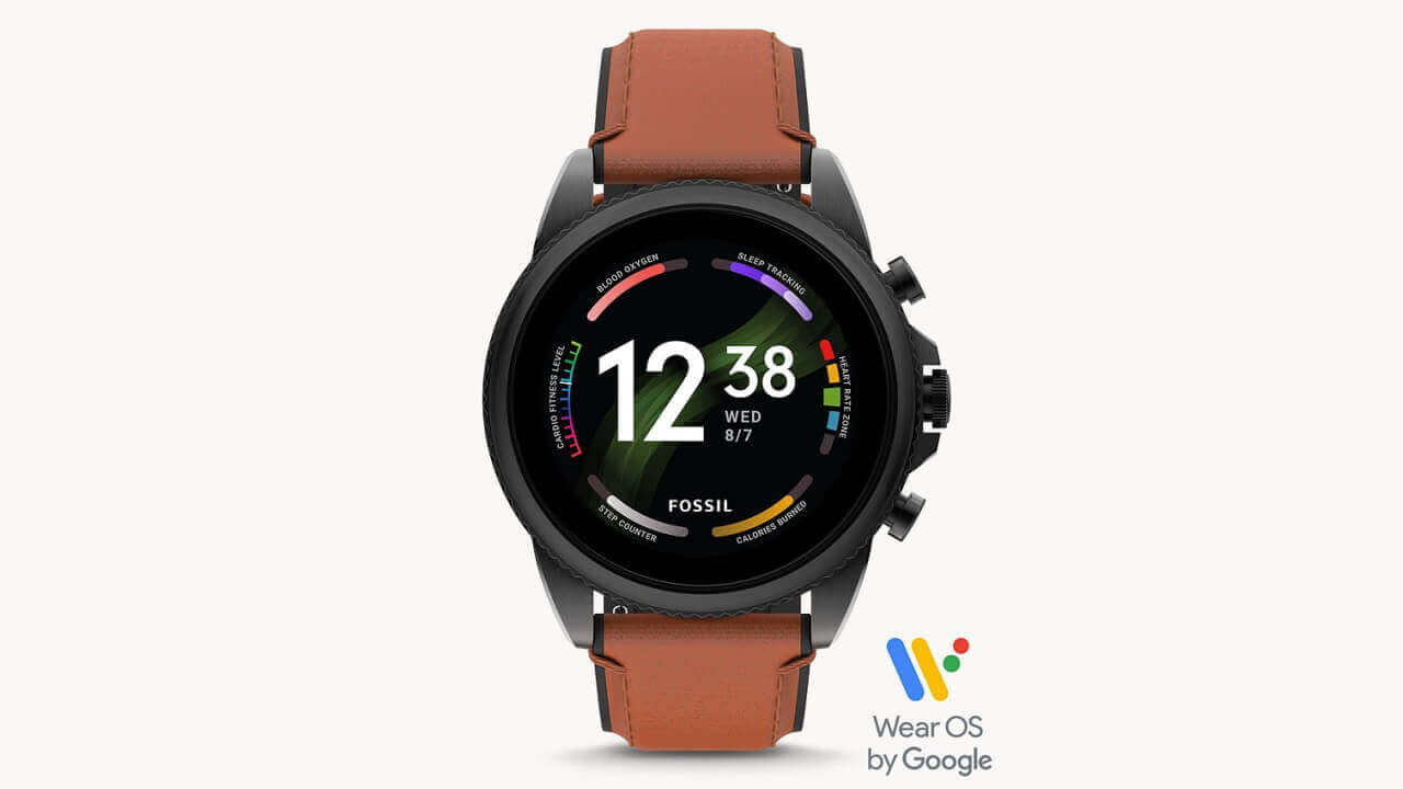 Fossil Gen 6-Brown Leather FTW4062