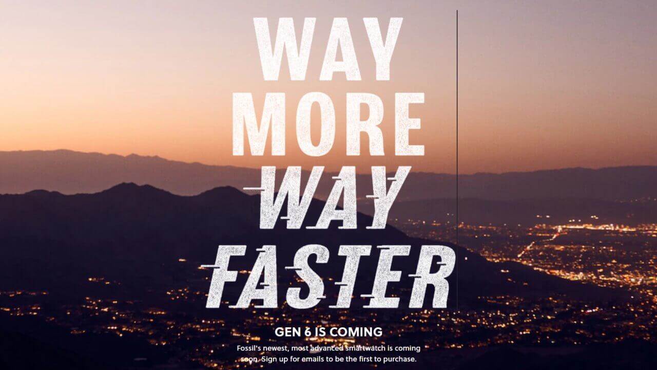 Fossil第6世代Wear OS間もなく登場！ティザー公開