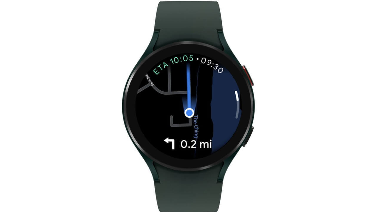 Google Maps Wear OS