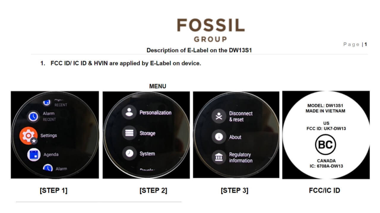 SKAGEN他新型Wear OS？「DW13S1/E1」FCC認証取得