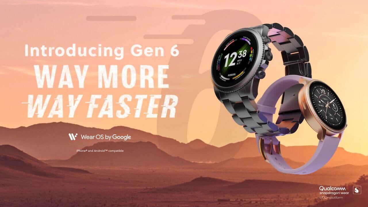 SDW4100+搭載！Fossil新型Wear OS「Gen 6」公式特設ページ登場