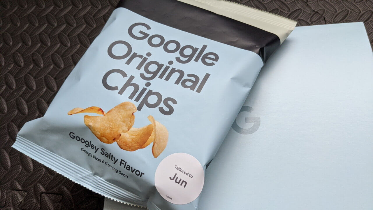 Pixel 6先着ポテチ！「Google Original Chips」が届きました