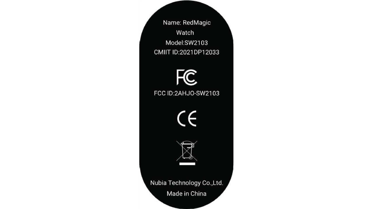 RedMagic Watch SW2103