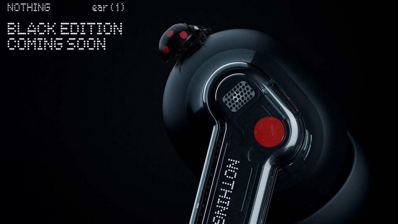 12月13日12時発売！「Nothing ear (1)」新色ブラック