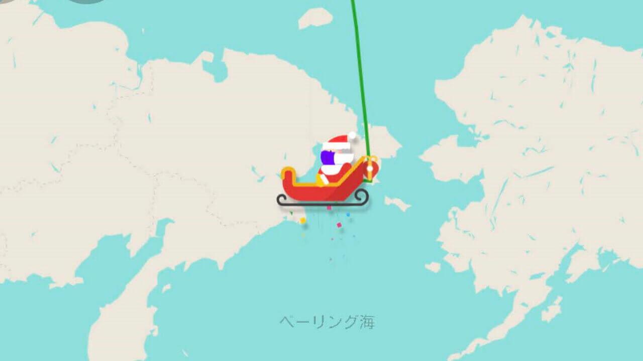 2021年Google「サンタトラッカー」開始