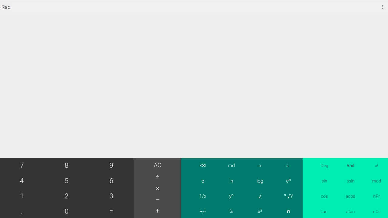 Chrome calculator