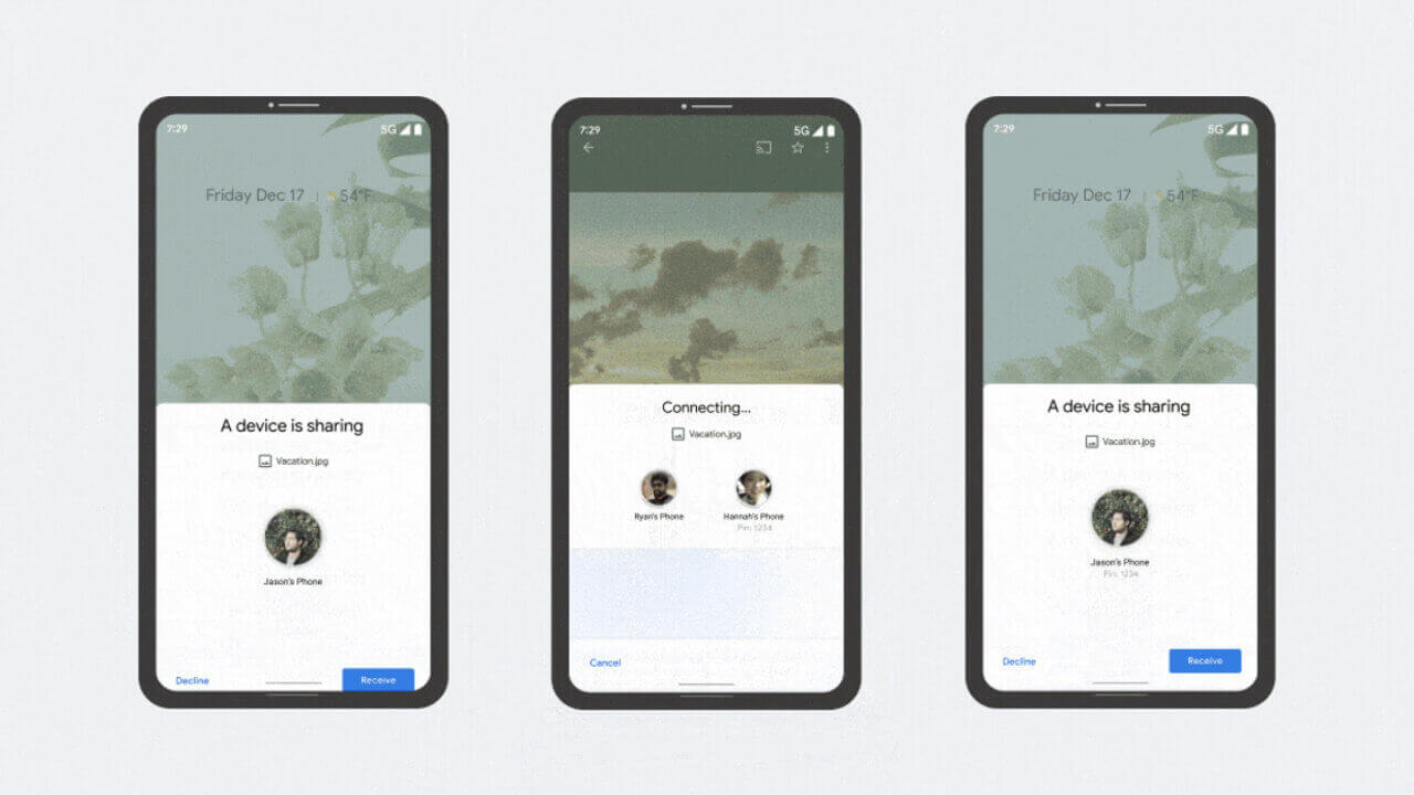 「ニアバイシェア」複数相手送信対応へ【New Android Features】