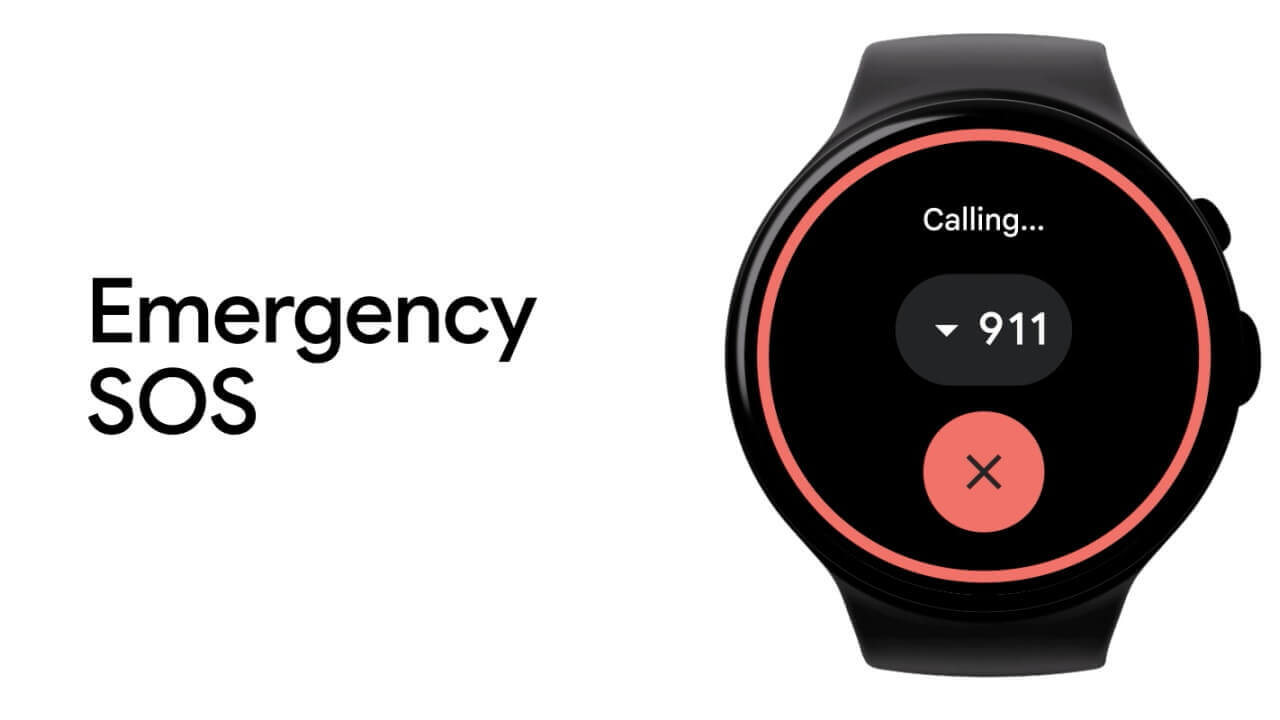 Wear OS「緊急SOS」提供へ【Google I/O 2022】