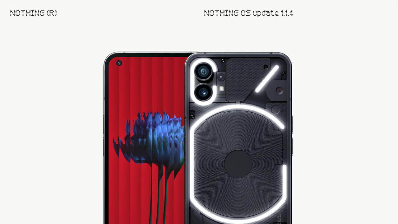 ear (1)機能統合！「Phone (1)」Nothing OS v1.1.4アップデート配信