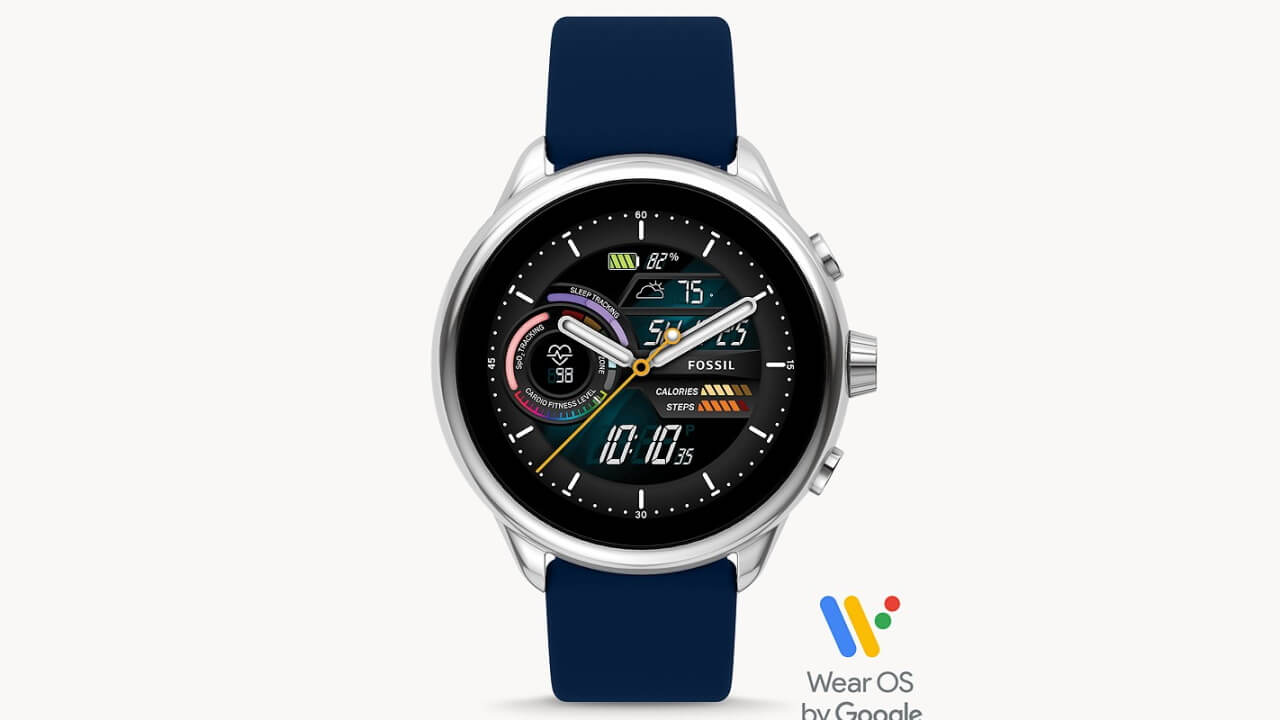 Fossil GEN 6 DISPLAY WELLNESS EDITION-Navy