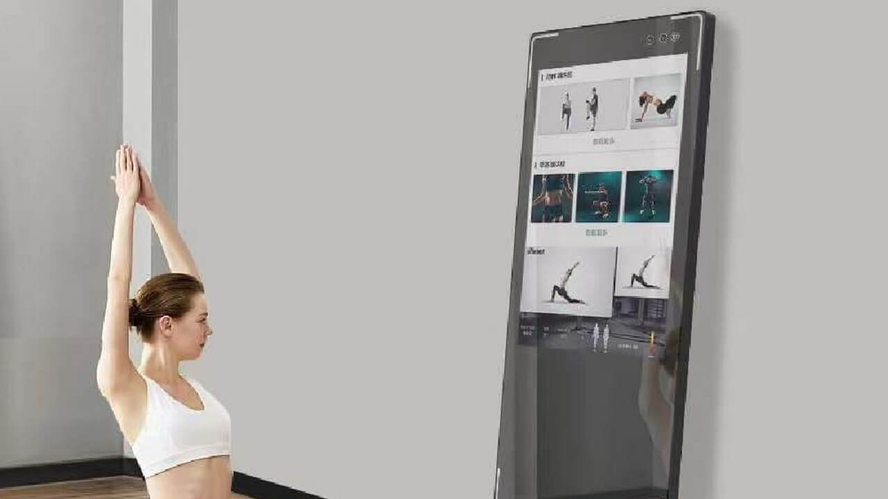 Android 11搭載43インチ鏡「Gymoo-Mirror」国内発売