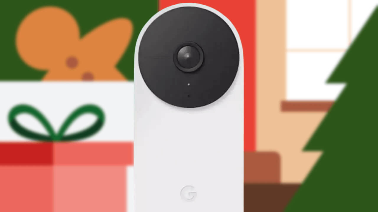 2022年冬バージョン！「Nest Doorbell」ドアホン季節のテーマ追加