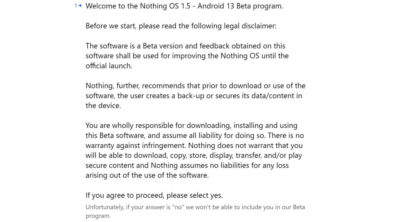 Nothing Phone (1) Android 13