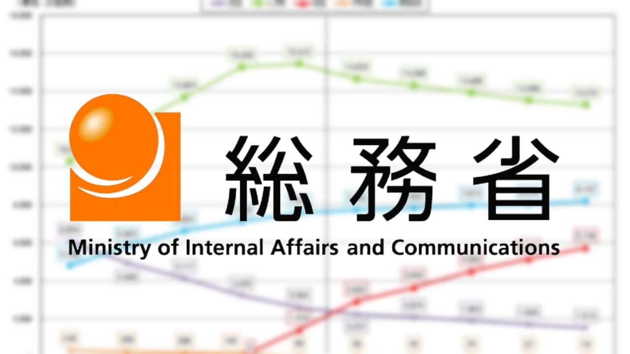 総務省、電気通信サービス契約数/シェア公開【2022年度第2四半期】