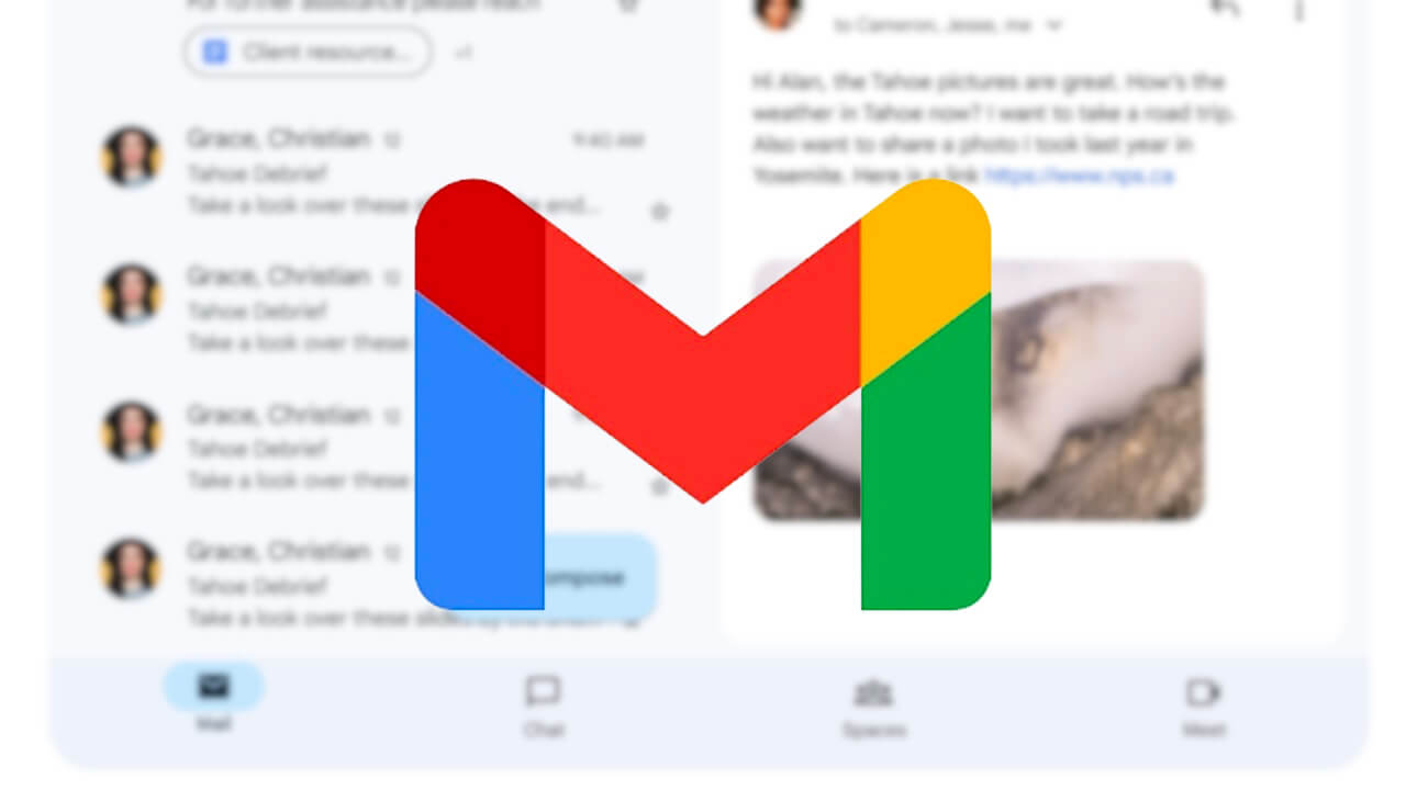 Android「Gmail」折りたたみデバイス2ペイン表示対応