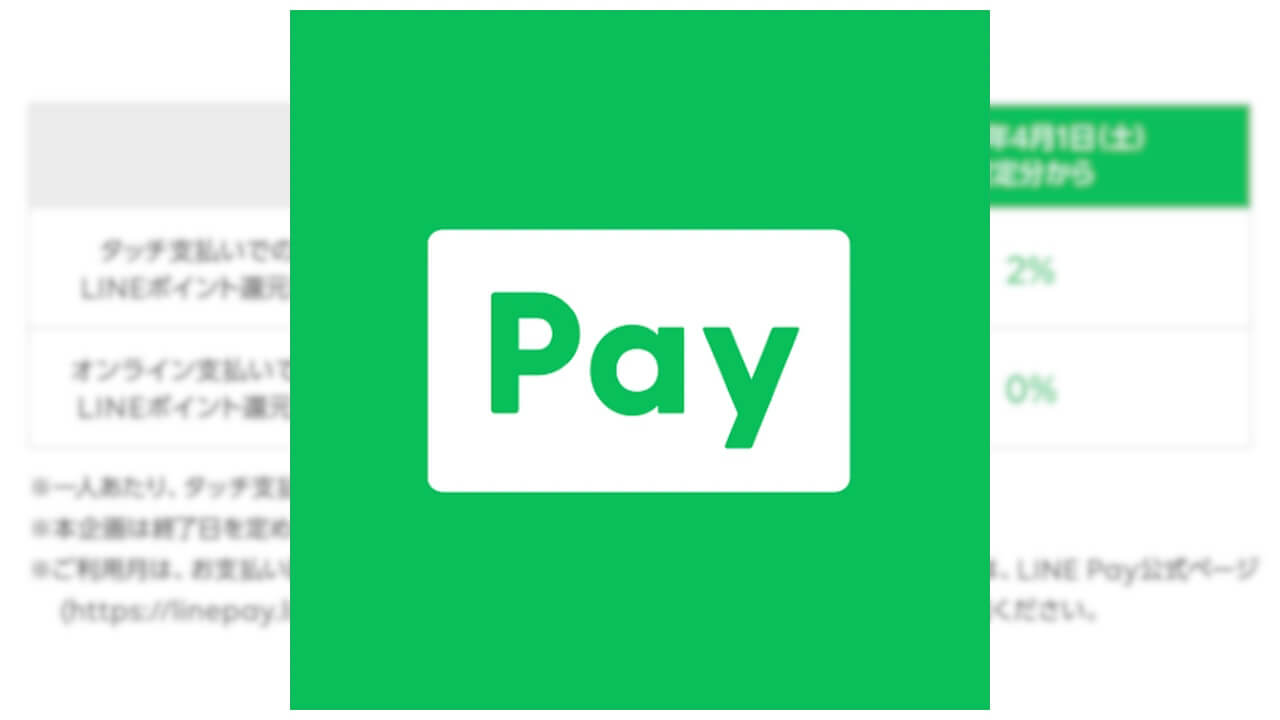 「Visa LINE Payプリペイドカード」オンライン支払いpt還元終了へ