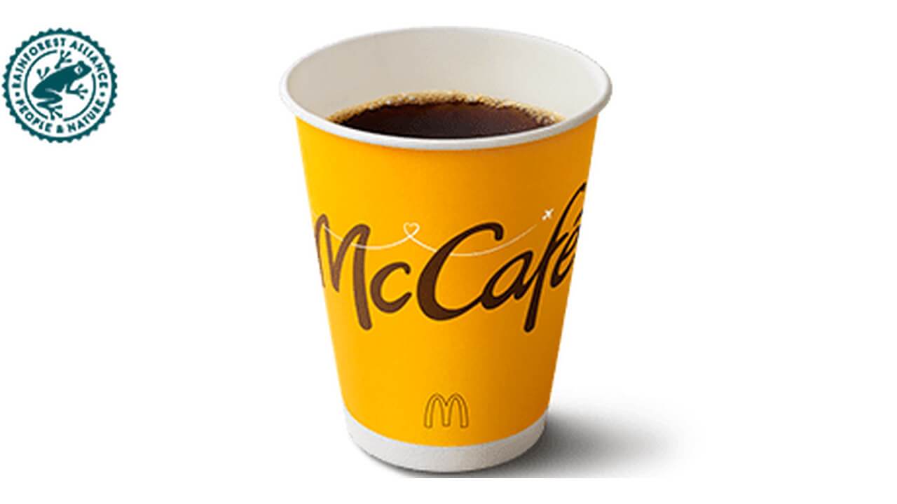 ブラックコーヒー指定対応！「マクドナルド」アップデート
