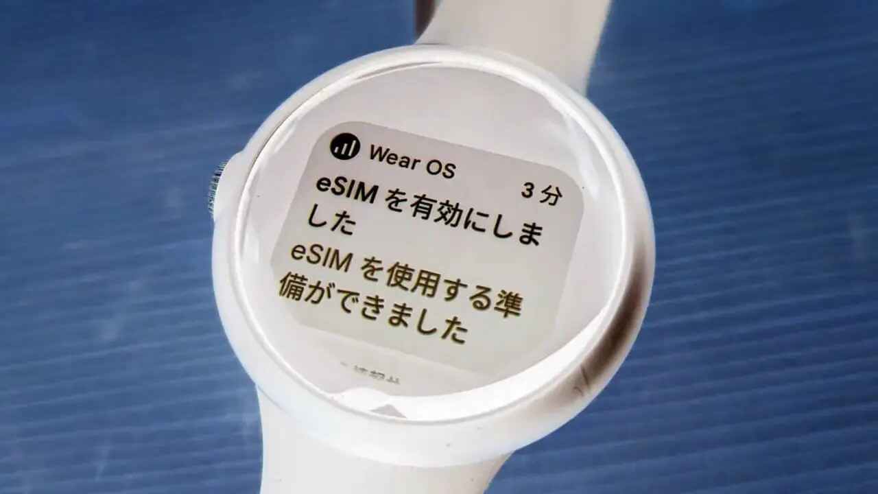LTE「Google Pixel Watch」eSIM設定オプションなくなる