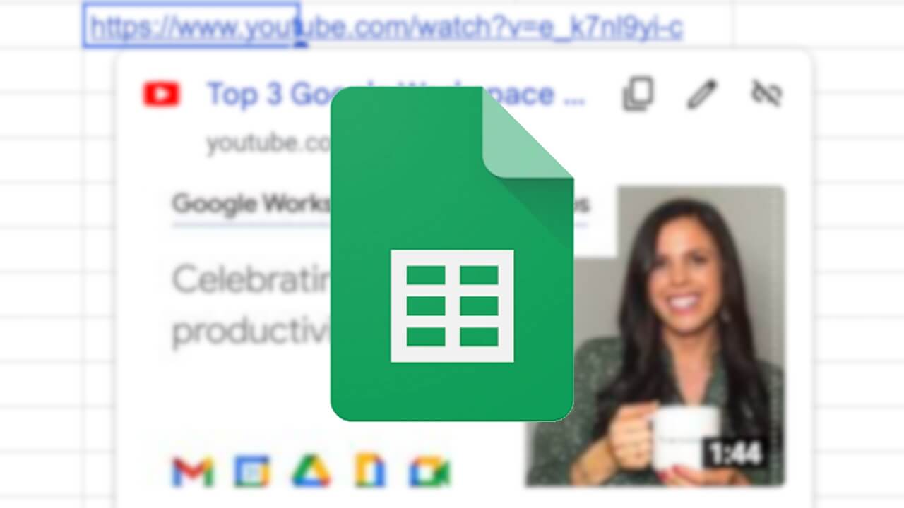 YouTube！「Google スプレッドシート」スマートチップ拡張