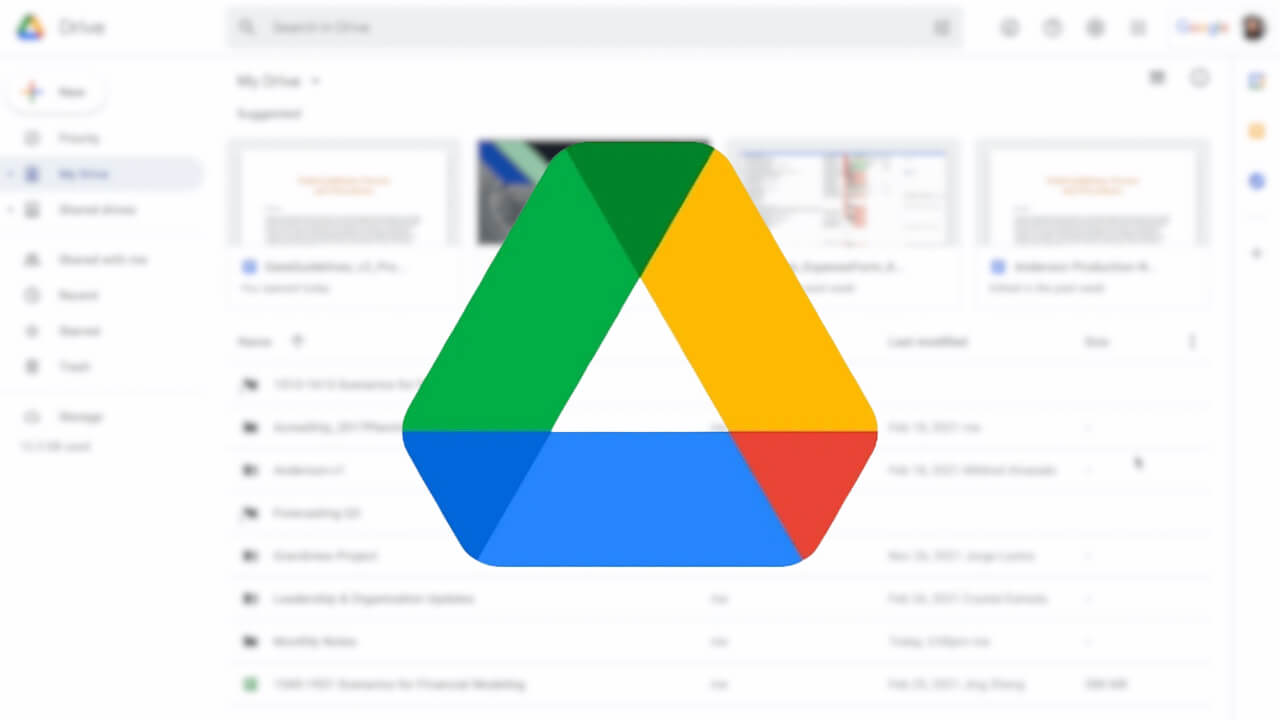 WEB「Google ドライブ」ファイル表示最適化