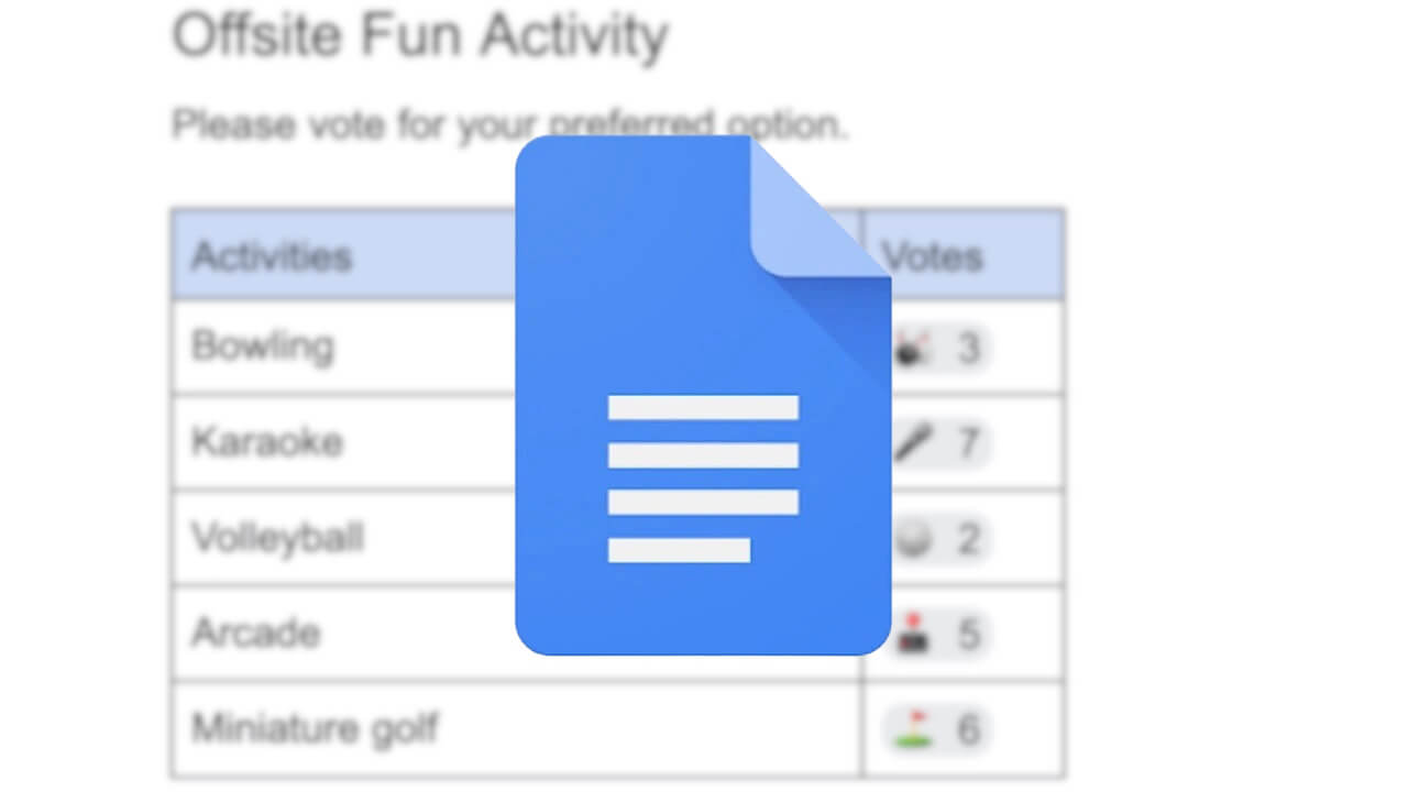 「Google ドキュメント」絵文字付きスマートチップ追加【Google Workspace】