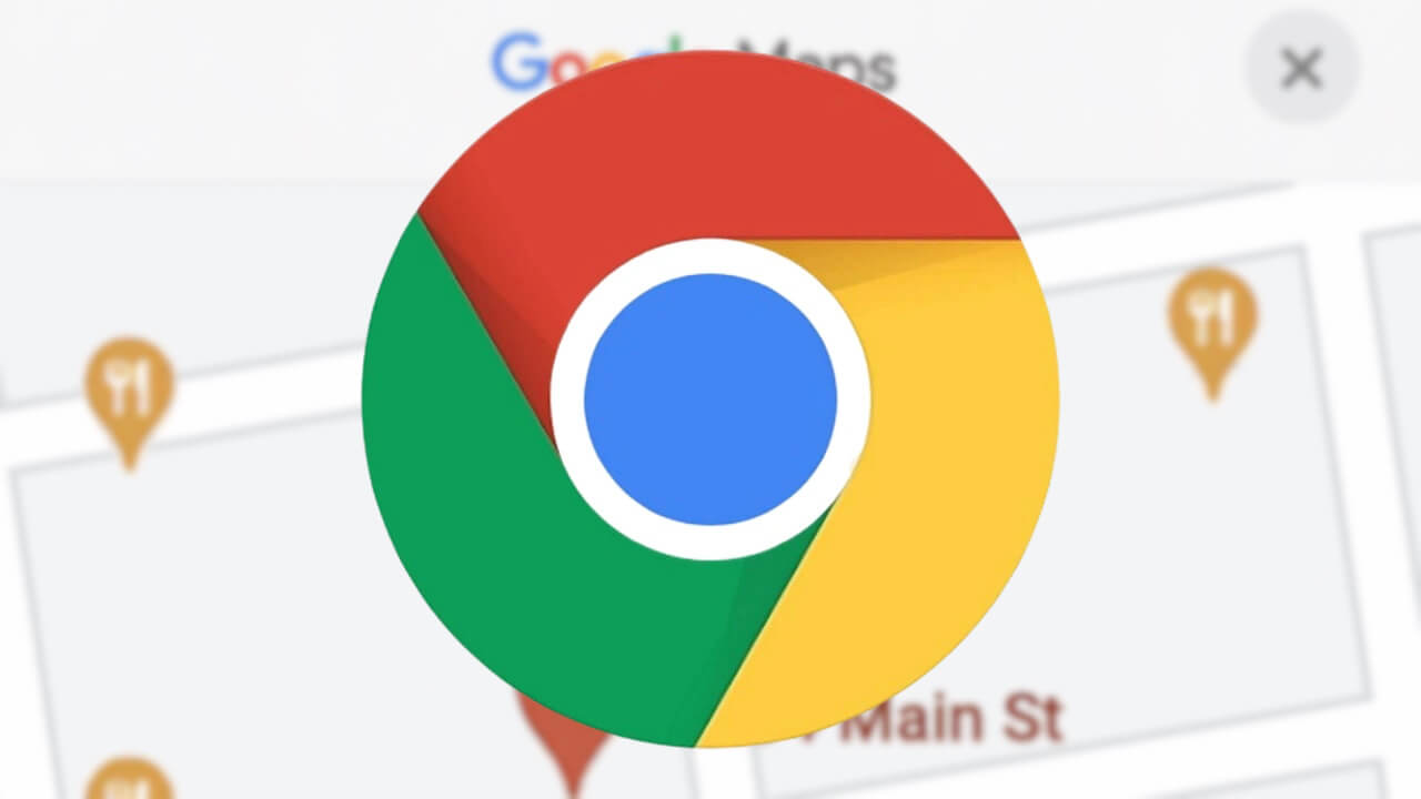 iOS「Chrome」ミニ地図表示追加