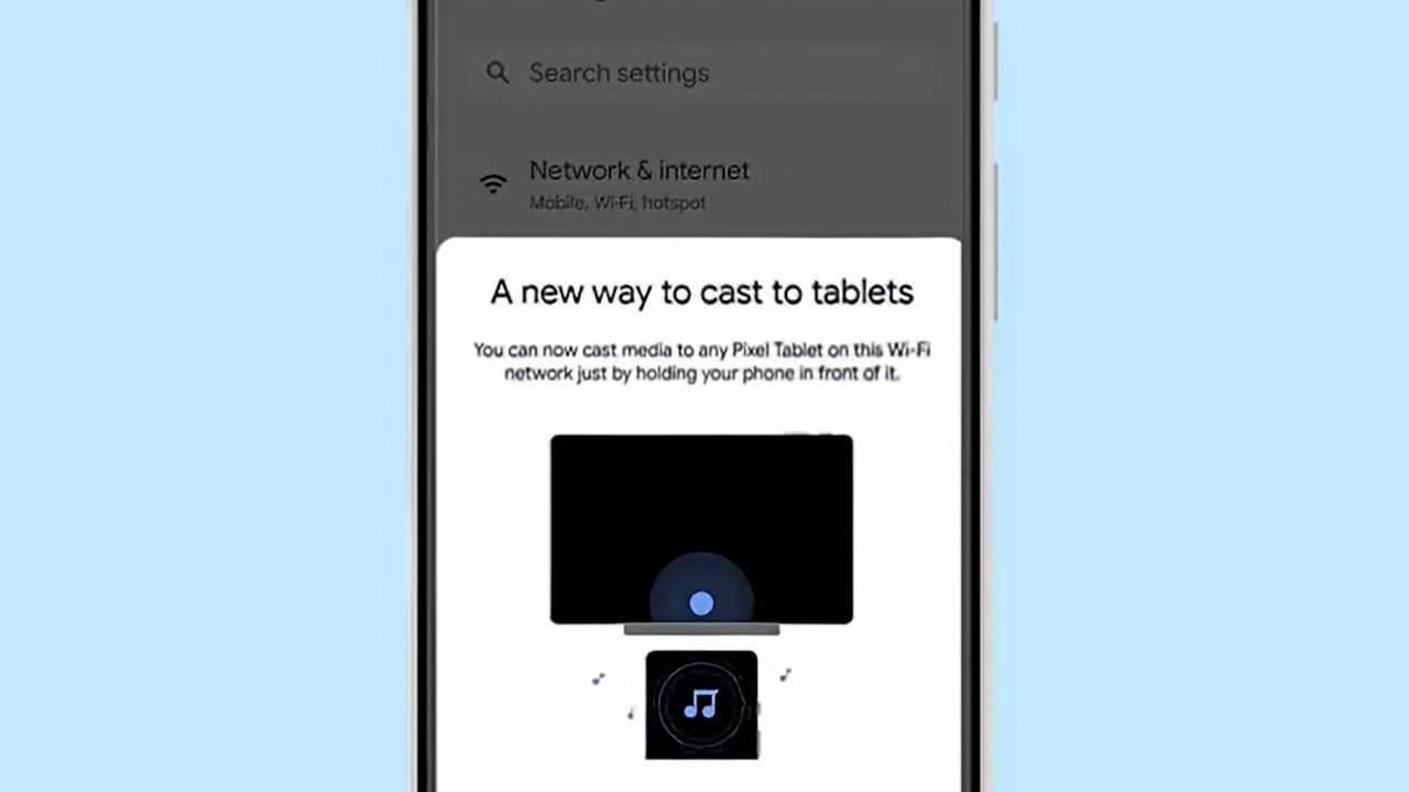 Feature Drop？Pixel Tablet新機能「Cast to tablet」判明