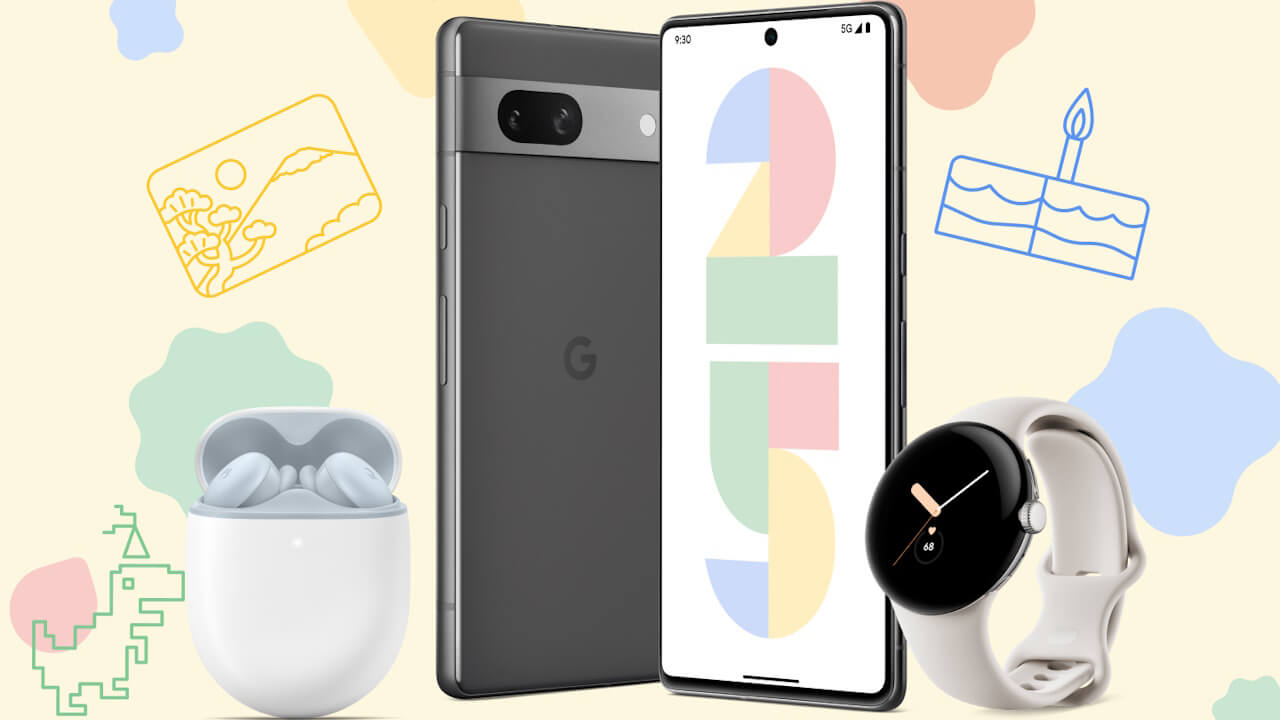 感謝を込めて！Googleストア「Google創立25周年キャンペーン」開始