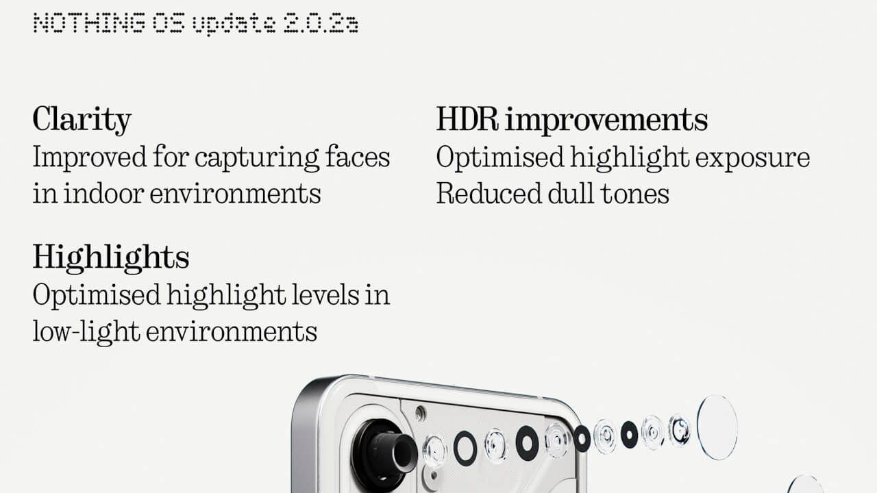 カメラ改善！Phone (2)「Nothing OS 2.0.2a」アップデート配信