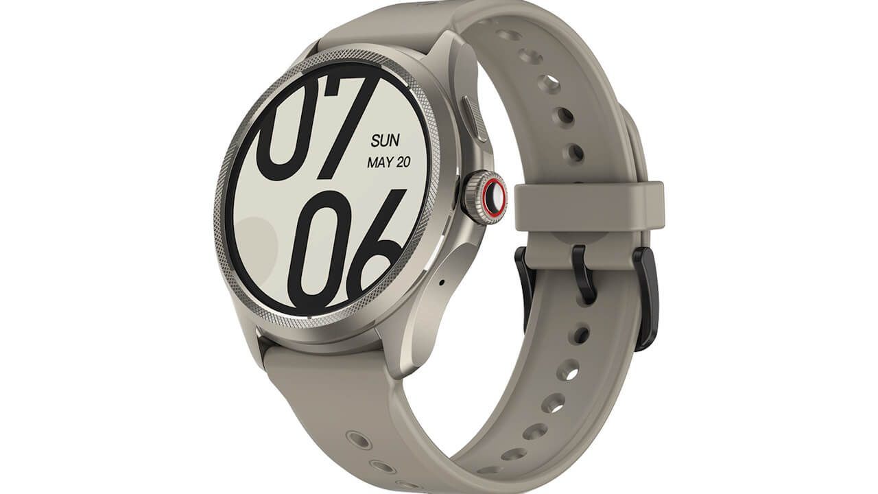 Wear OS 3「TicWatch Pro 5」新色Sandstone発売