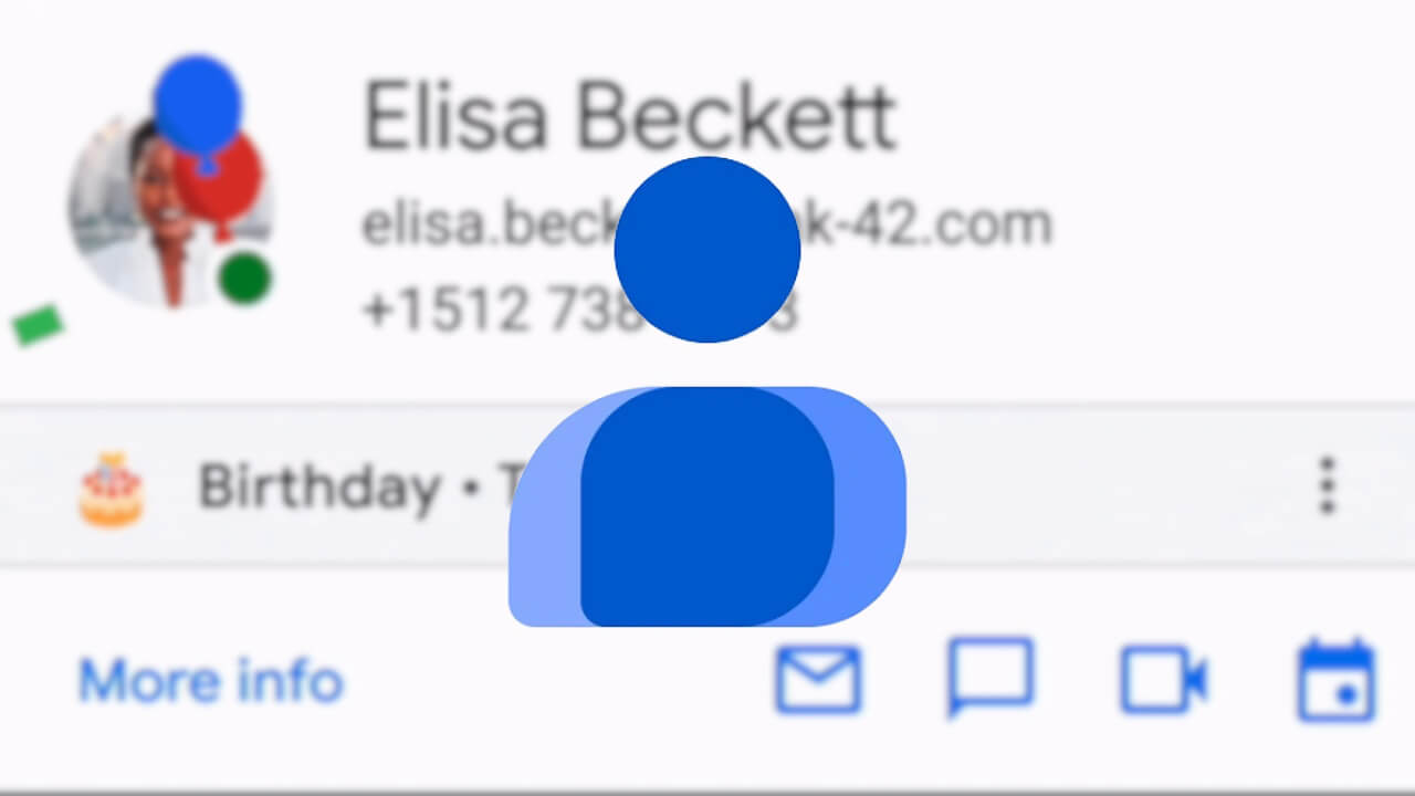 「Google コンタクト」誕生日アニメーション追加