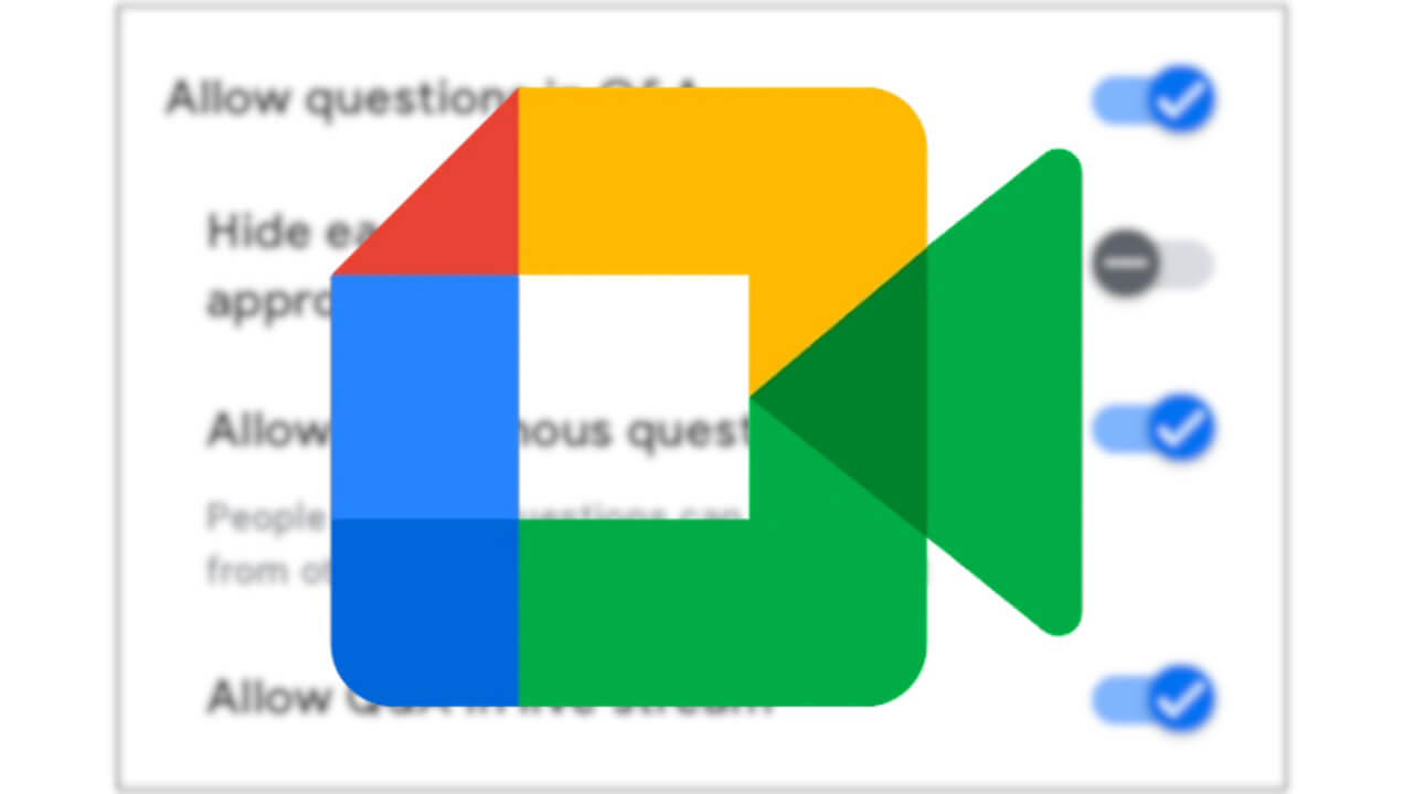 「Google Meet」ライブ配信Q&A提供【Google Workspace】