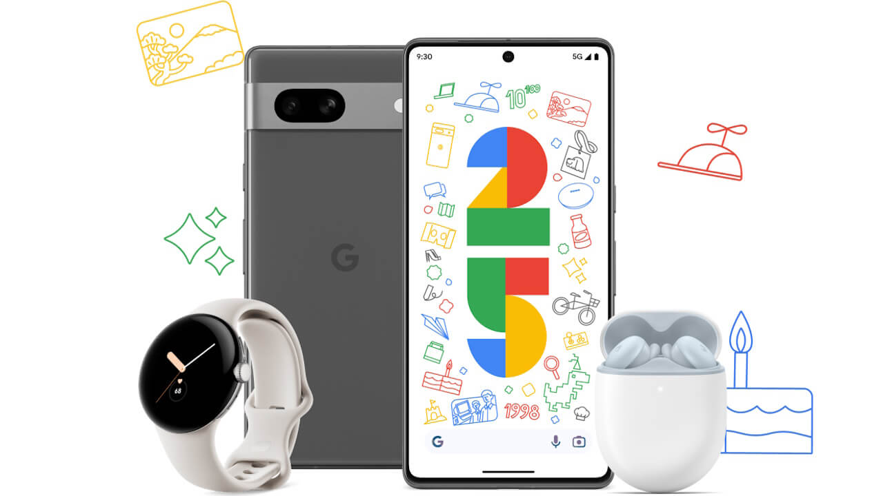 本日最終！Googleストア「Google創立25周年キャンペーン」