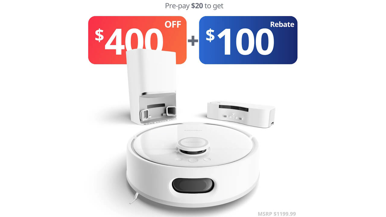 $1,199.99！自動給排水対応新型ロボット掃除機「SwitchBot S10」