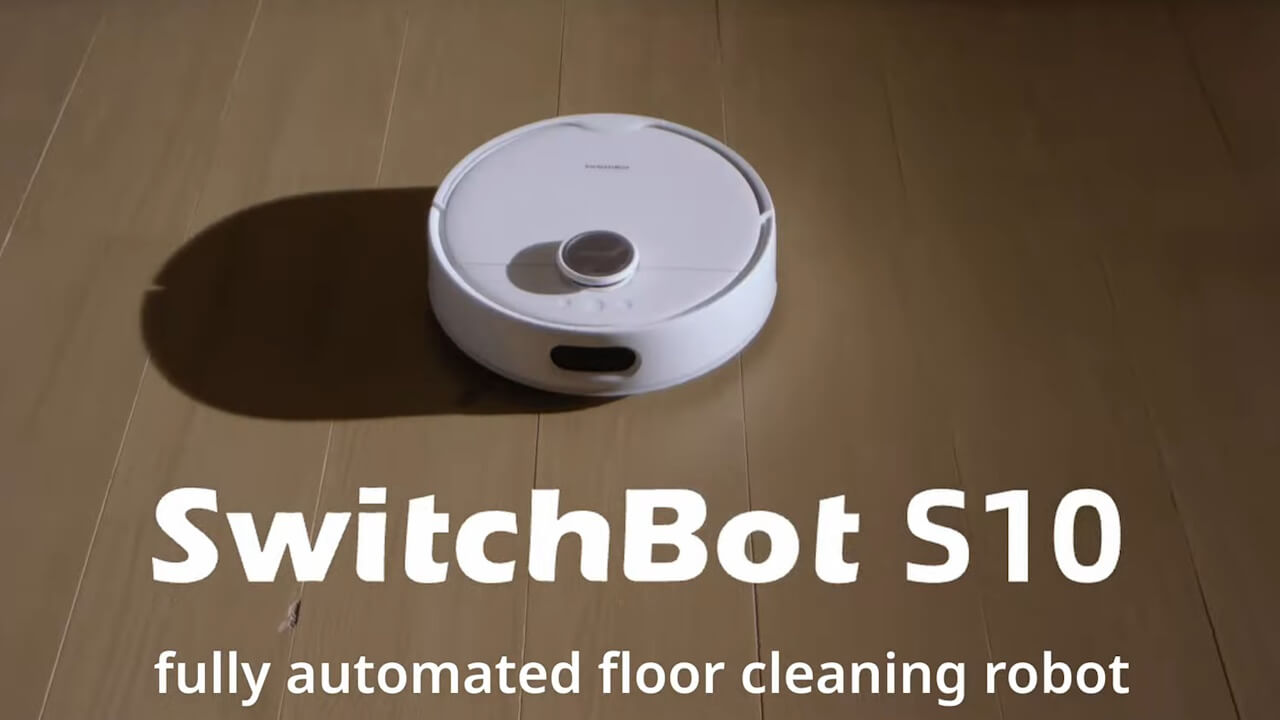 新型「SwitchBotロボット掃除機S10」10月13日→17日クラウドファンディング開始へ