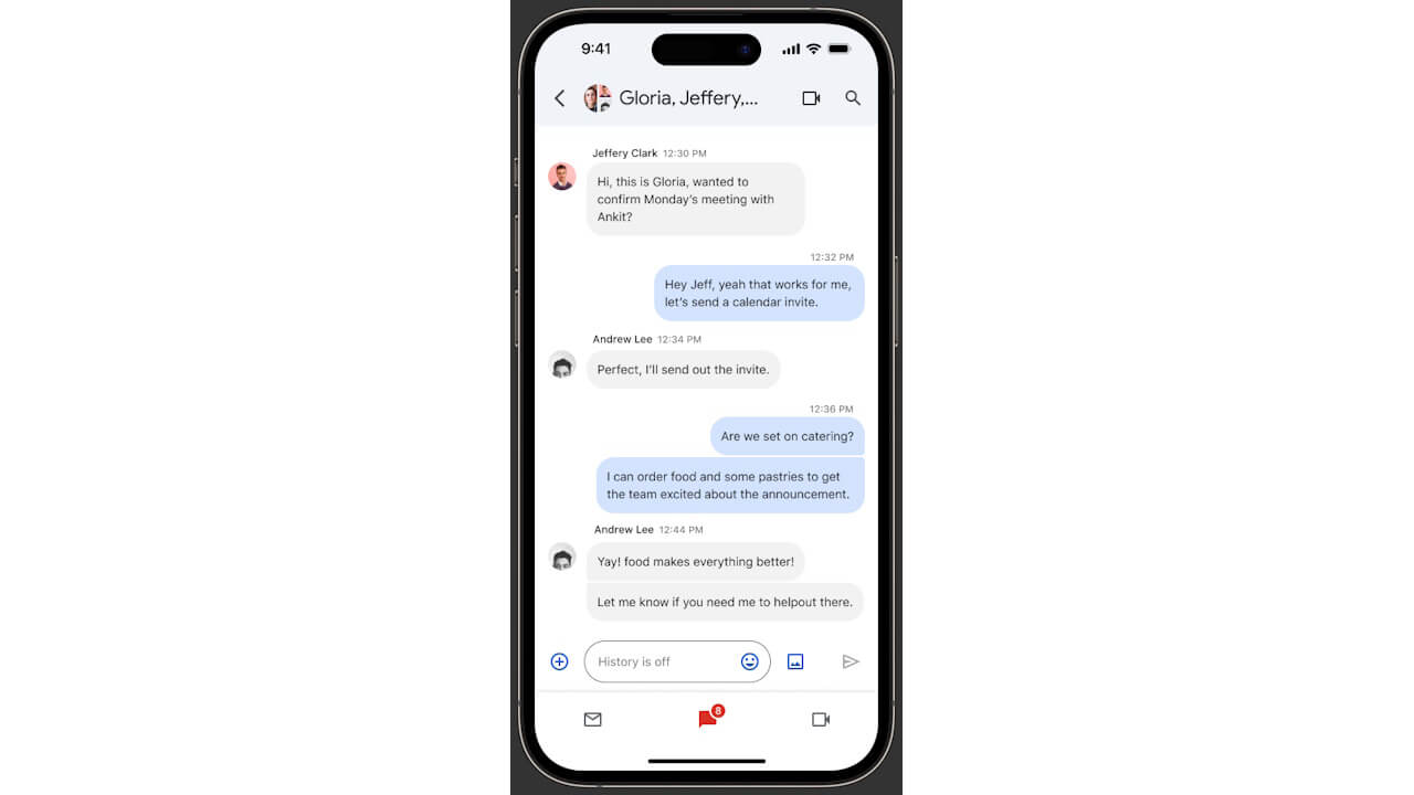 iOS Google Chat