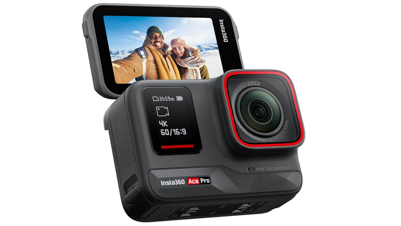 フリップ式タッチスクリーン搭載「Insta360 Ace Pro」発表&発売