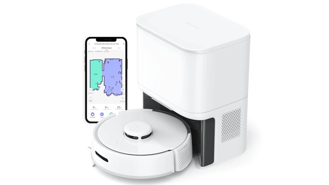 日本スタイル特化「SwitchBotロボット掃除機K10+」11月15日海外発売へ