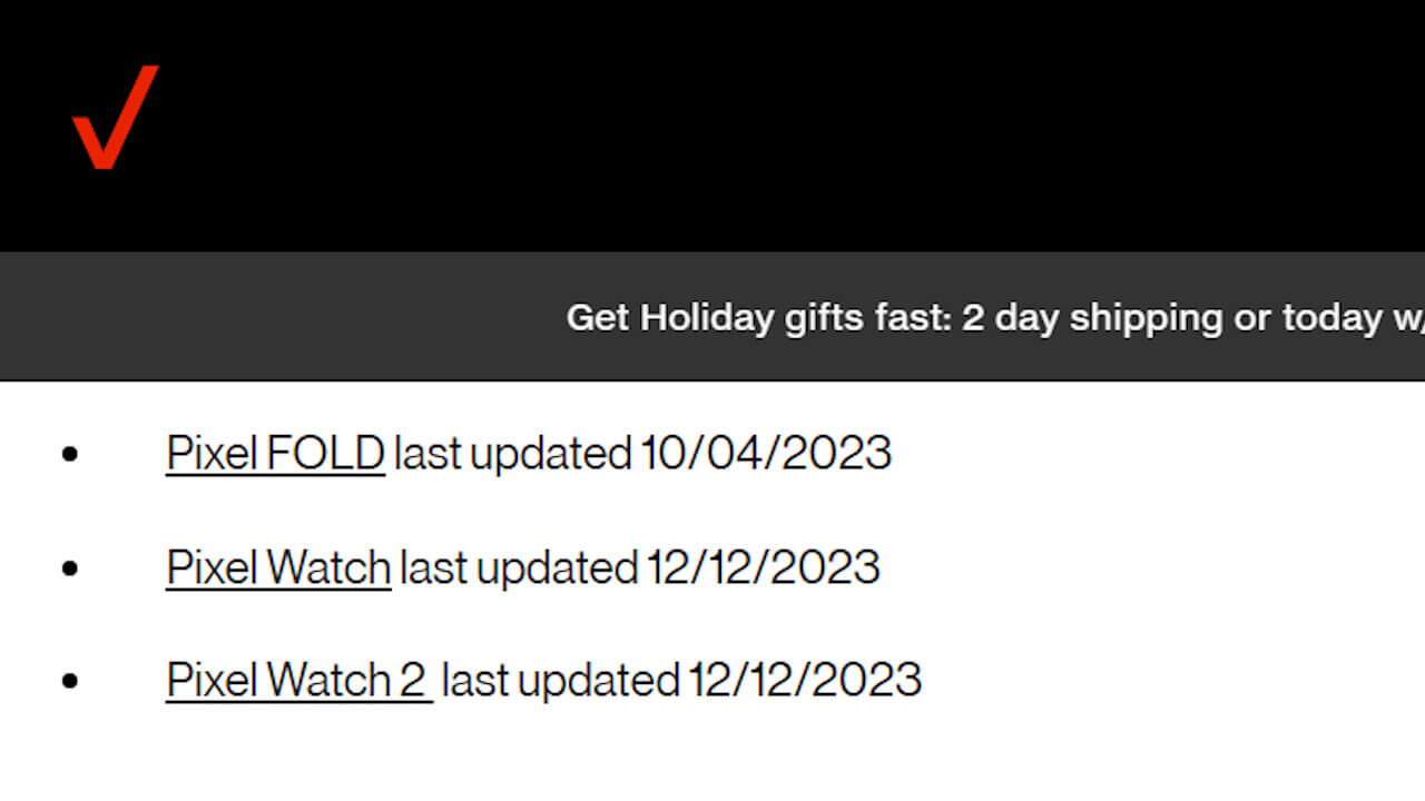 Google Pixel Watch update