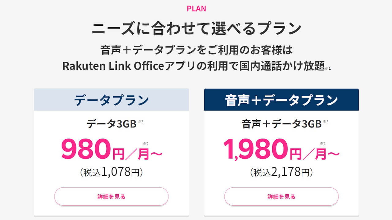 拡大！「楽天モバイル法人プラン」オンライン申し込み最大100回線